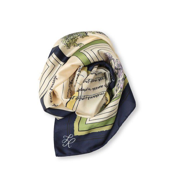 ROPE PICNIC PASSAGE「PARIS Peaceful Scenery スカーフ 70cm」|バンダナ・スカーフ|