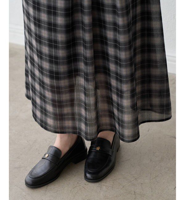 Rope&rsquo;Picnic「【一部店舗限定】マドラスチェックボイルシアーキャミワンピース」|ワンピース|