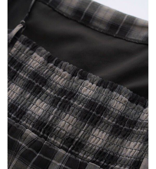 Rope&rsquo;Picnic「【一部店舗限定】マドラスチェックボイルシアーキャミワンピース」|ワンピース|