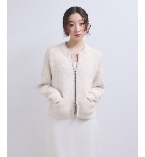 ADAM ET ROPE'「【WEB限定】フラッフィージップショートカーディガン」|カーディガン|キナリ(16)