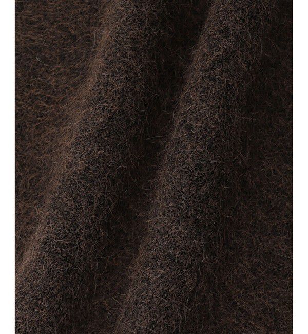 ADAM ET ROPE'「【WEB限定】フラッフィージップショートカーディガン」|カーディガン|