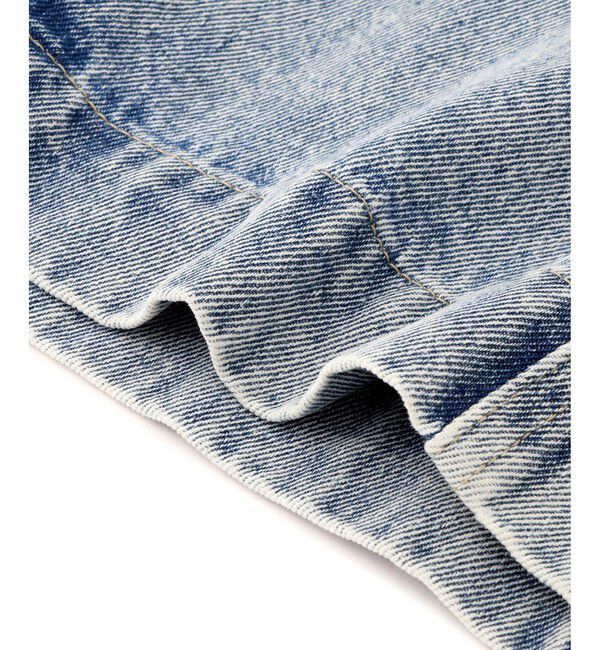 ADAM ET ROPE'「【WEB限定】ドロストネックデニムワンピース」|ワンピース|