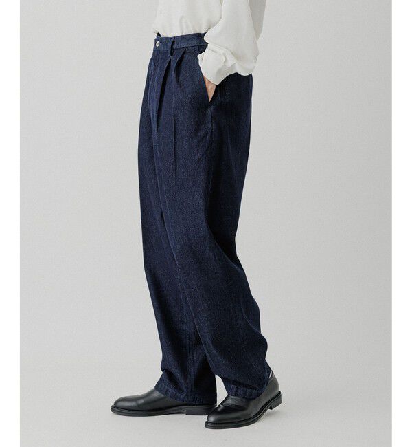 ADAM ET ROPE'「ワイド イージー デニムパンツ / ADAM ET ROPE' JEANS -GRID-」|デニム|