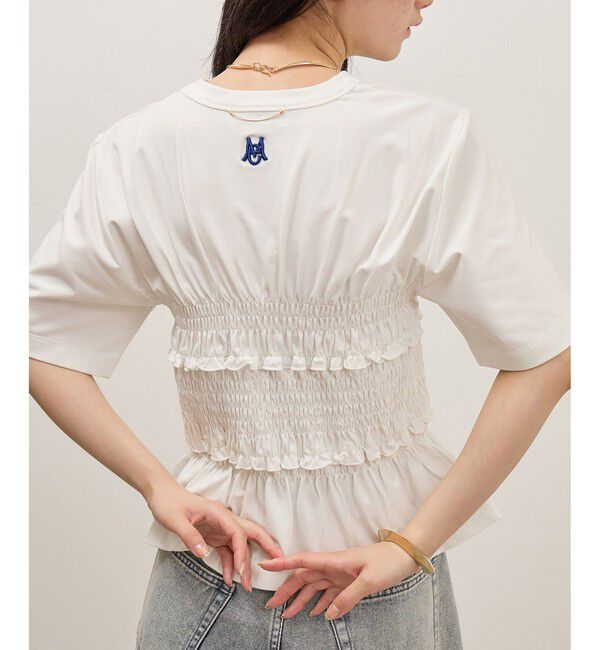ADAM ET ROPE'「ロゴシャーリングTEE/接触冷感/UVカット/防シワ/遮熱」|Tシャツ・カットソー|