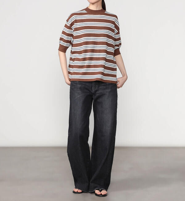  「SERGE | REMAKE 2TONE CUT PT MARTIN VINTAGE BLACK WOMEN」|デニム|
