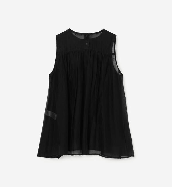  「eunoia｜レイヤード ドットノースリーブブラウス WOMEN」|シャツ・ブラウス|