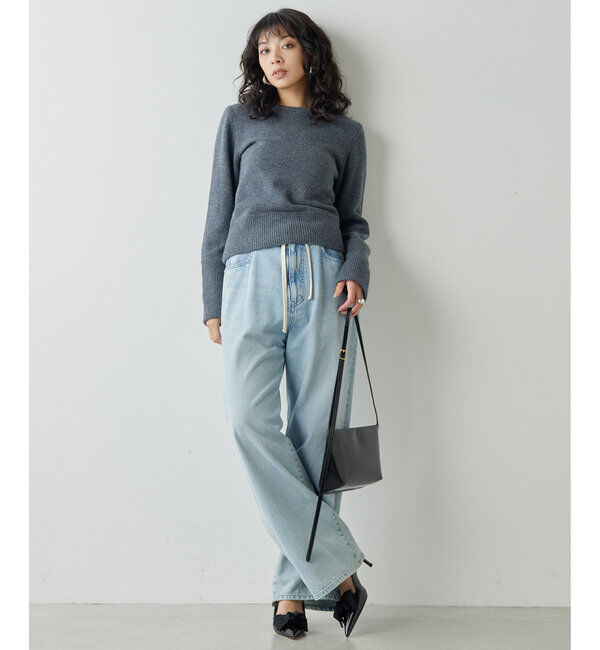  「ドロストデニムパンツ」|デニム|