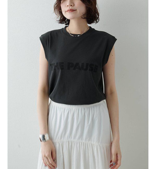 THE PAUSE「【THE PAUSE】THE PAUSE ノースリーブTEE」|Tシャツ・カットソー|