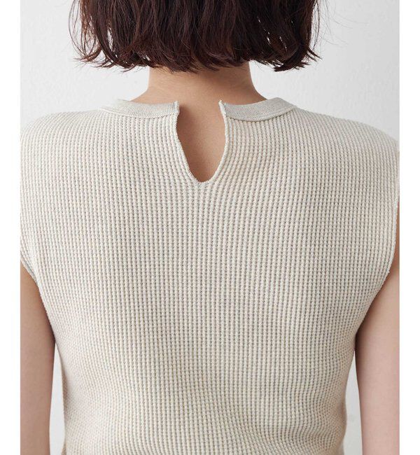  「ワッフルノースリーブプルオーバー」|Tシャツ・カットソー|