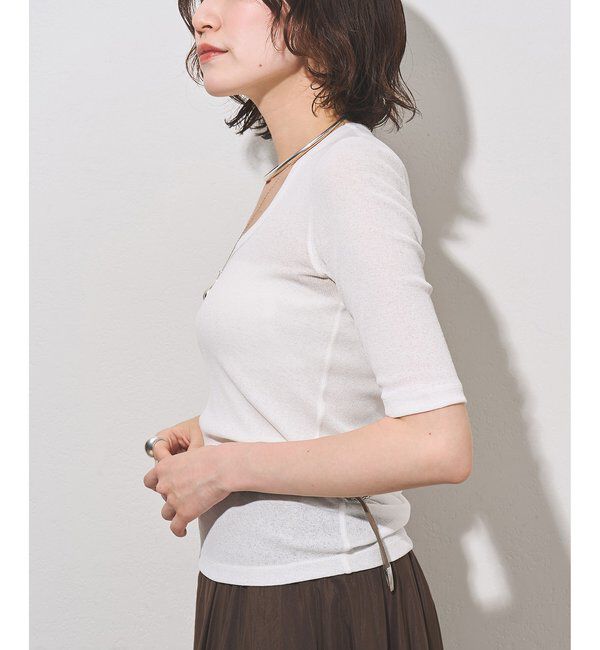  「【myporter】ラウンドネックドライフィットカットソー」|Tシャツ・カットソー|