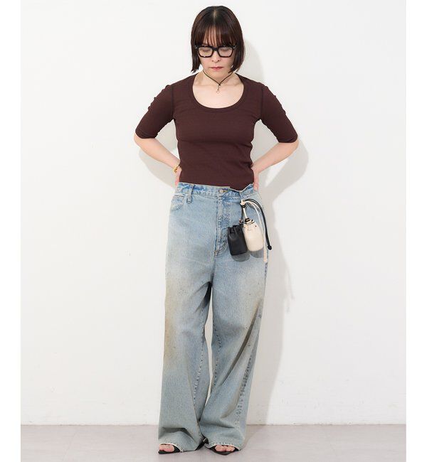  「【myporter】ラウンドネックドライフィットカットソー」|Tシャツ・カットソー|