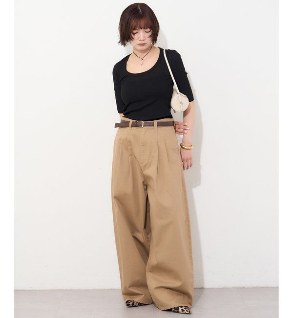  「【myporter】ラウンドネックドライフィットカットソー」|Tシャツ・カットソー|