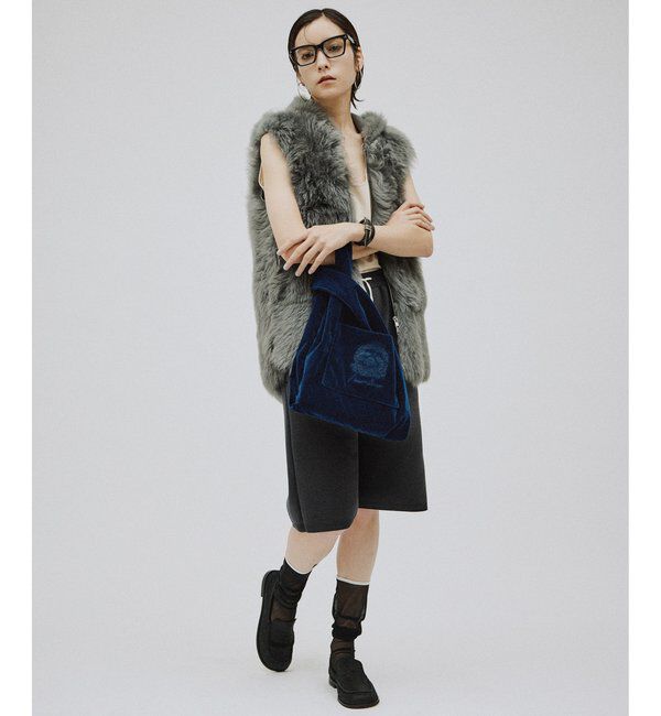 Hoaw.「【Hoaw.&times;Sampoコラボアイテム】ベロアショッパー」|トートバッグ|