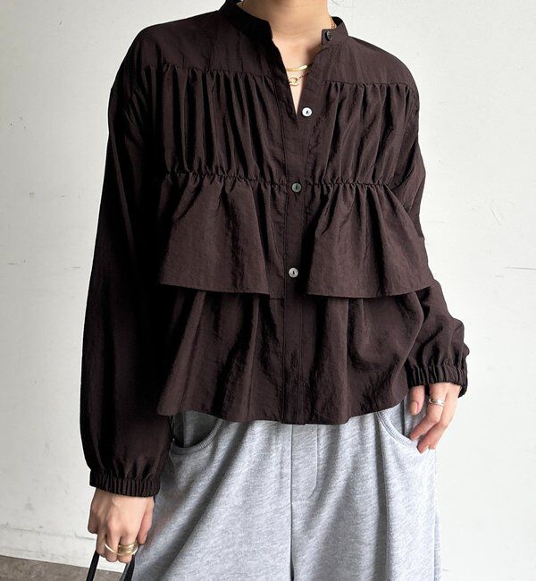  「【完売カラー再追加！/WEB限定】ラッフルブラウス」|シャツ・ブラウス|