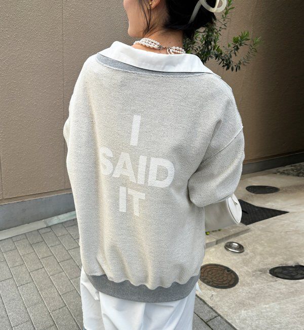  「【インフルエンサーOKOCHI企画】リバーシブルロゴスウェット」|Tシャツ・カットソー|グレー