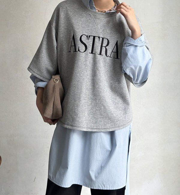  「【セットアップ可能】バックワンポイントロゴ刺繍プルオーバー」|Tシャツ・カットソー|