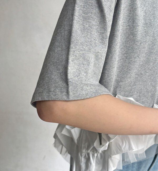  「【WEB限定】裾フリルTEE」|Tシャツ・カットソー|