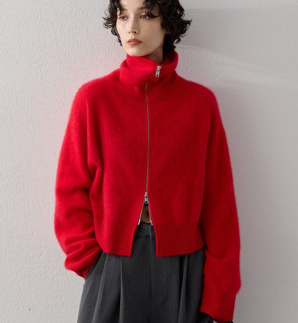  「ウールカシミヤドライバーズニット」|ニット・セーター|