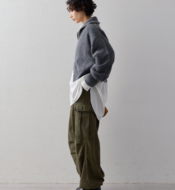  「ウールカシミヤドライバーズニット」|ニット・セーター|