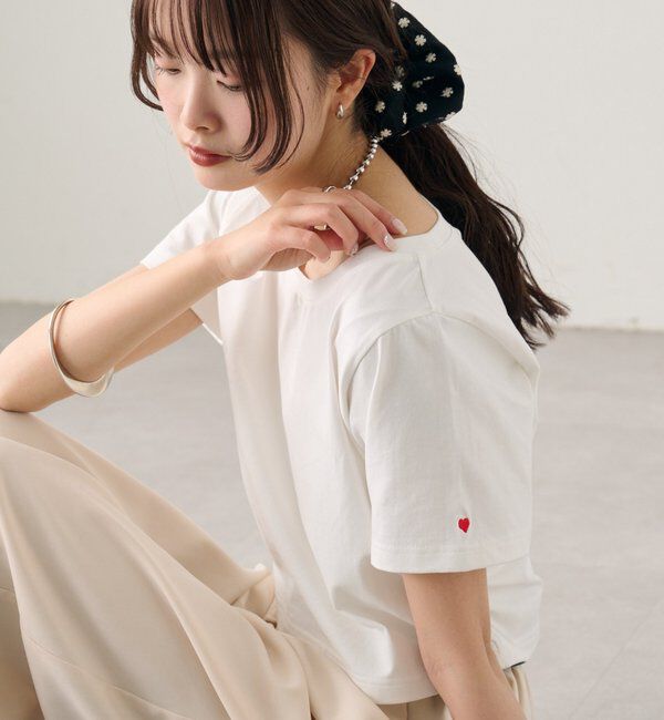  「バックロゴプリントちびTシャツ」|Tシャツ・カットソー|オフホワイト