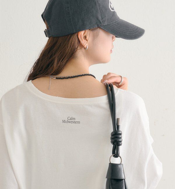  「ダメージロゴTシャツ」|Tシャツ・カットソー|