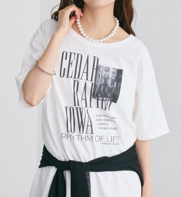  「ダメージロゴTシャツ」|Tシャツ・カットソー|