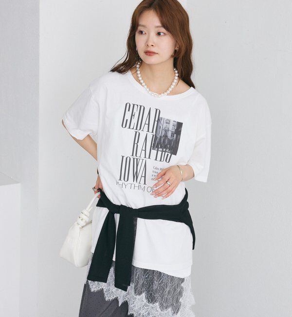  「ダメージロゴTシャツ」|Tシャツ・カットソー|