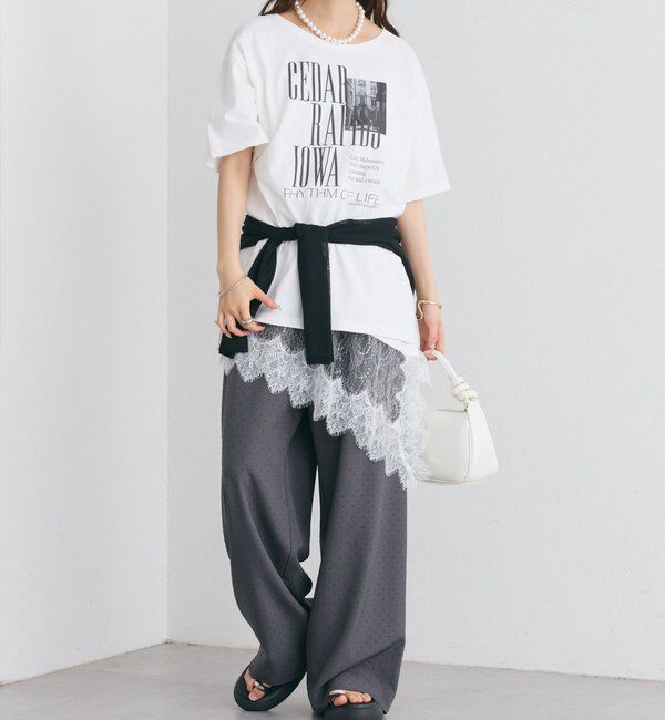  「ダメージロゴTシャツ」|Tシャツ・カットソー|