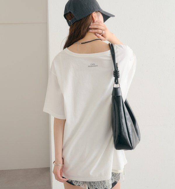  「ダメージロゴTシャツ」|Tシャツ・カットソー|