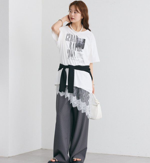 「ダメージロゴTシャツ」|Tシャツ・カットソー|