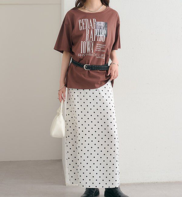  「ダメージロゴTシャツ」|Tシャツ・カットソー|