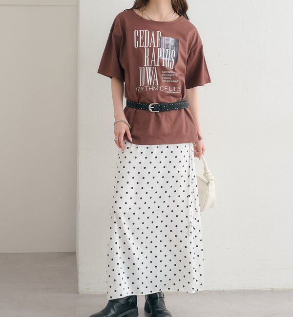  「ダメージロゴTシャツ」|Tシャツ・カットソー|