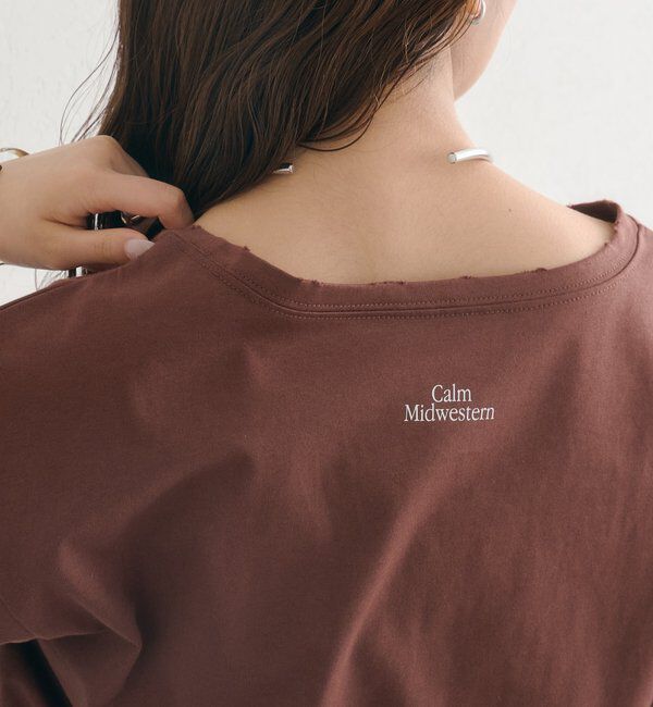  「ダメージロゴTシャツ」|Tシャツ・カットソー|