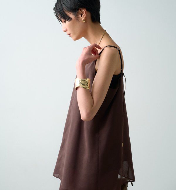  「【JAPAN MADE】シアーキャミ」|シャツ・ブラウス|