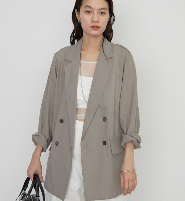  「【earthy_/アーシー】カップ付きチュールタンク」|Tシャツ・カットソー|