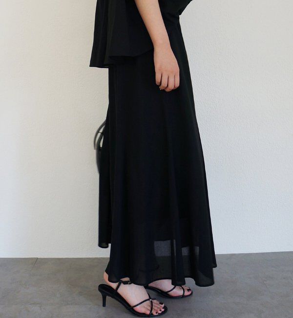  「《セットアップ可》【JAPAN MADE】カラミメッシュフレアスカート」|スカート|