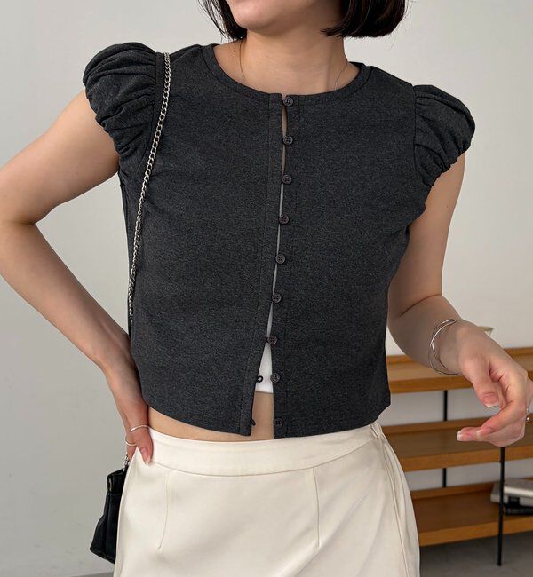  「クラウドミニスリーブT」|Tシャツ・カットソー|
