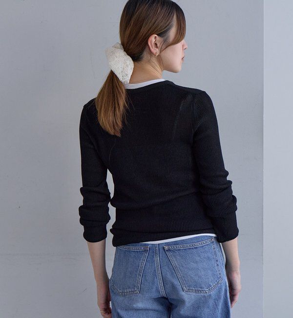  「【再入荷】ヘンリーネックレイヤードニット」|ニット・セーター|
