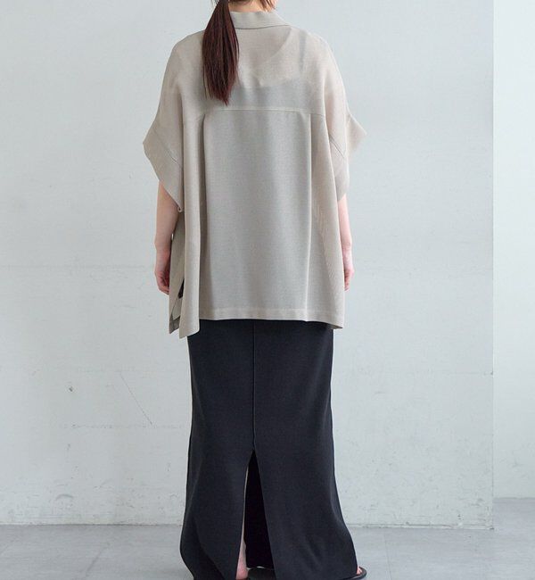  「【ウォッシャブル】フレンチスリーブメッシュジャケット」|テーラードジャケット|