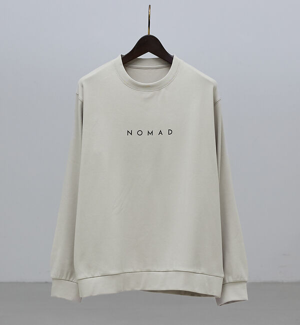 ABAHOUSE「【NOMAD】ベアポンチ ロゴ 長袖Tシャツ」|Tシャツ・カットソー|グレージュ