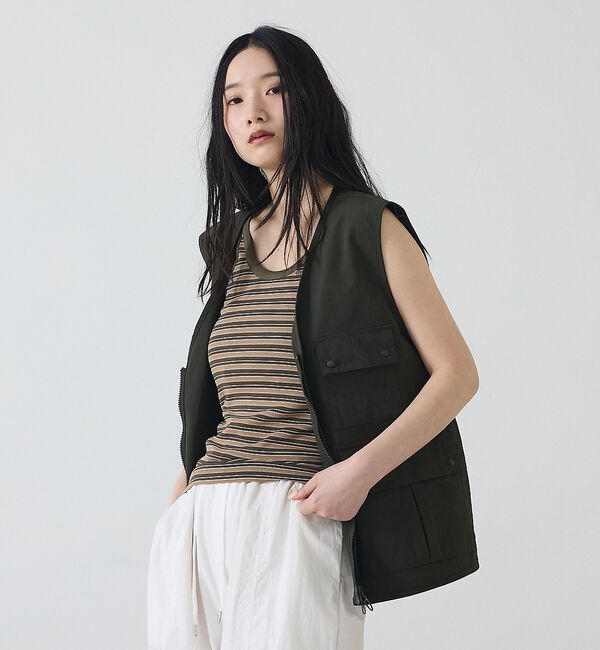 ABAHOUSE「【Barbour / バブアー】フィッシングベスト/Fly Fishing Ve」|ブルゾン・スタジャン|