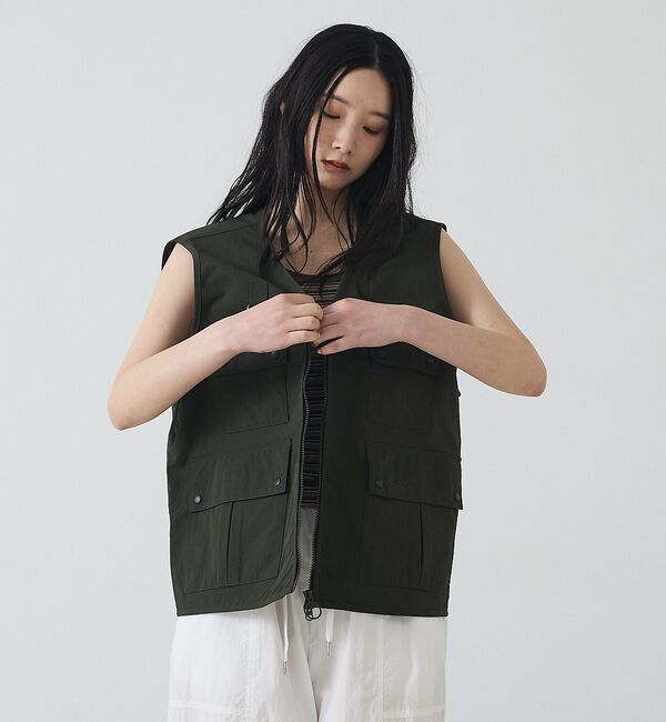 ABAHOUSE「【Barbour / バブアー】フィッシングベスト/Fly Fishing Ve」|ブルゾン・スタジャン|