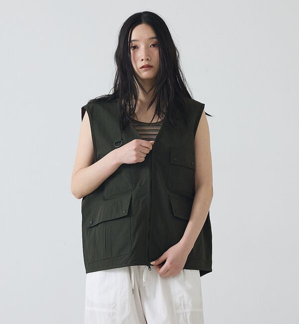 ABAHOUSE「【Barbour / バブアー】フィッシングベスト/Fly Fishing Ve」|ブルゾン・スタジャン|