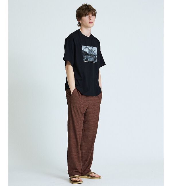 ABAHOUSE「【セットアップ対応】ジオメトリックジャカード リラックスパンツ / イージーパン」|その他|