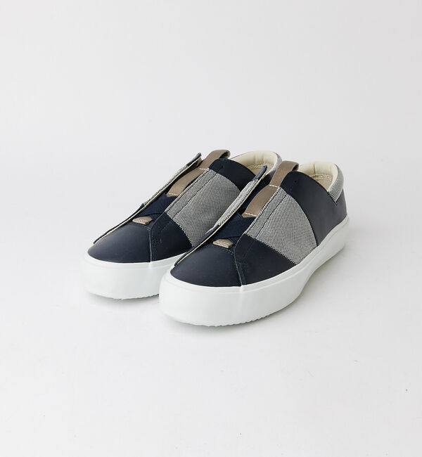 alfredoBANNISTER「【26S/S】比翼 スリッポン スニーカー」|スニーカー|ネイビー