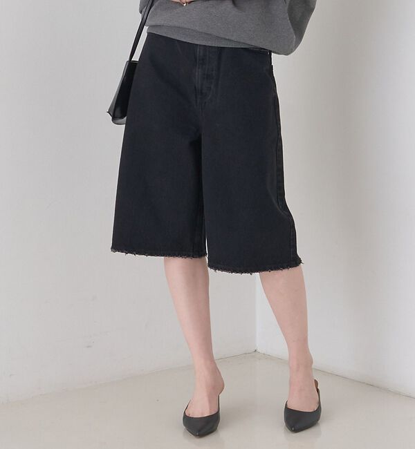 Rouge vif「【upper hights/アッパーハイツ】THE LIAM SHORT デニム」|デニム|ブラック
