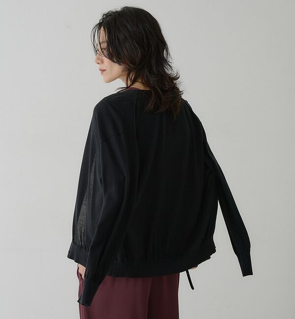 qualite「テンセルウールカシュクールカーディガン」|カーディガン|