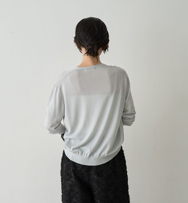 qualite「テンセルウールカシュクールカーディガン」|カーディガン|