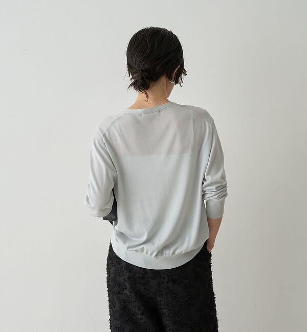 qualite「テンセルウールカシュクールカーディガン」|カーディガン|