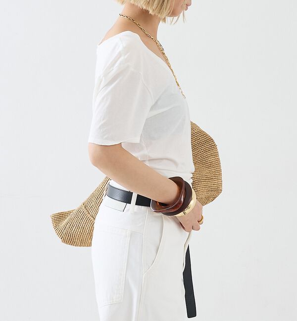 The Store by C' 「【COCUCA】Vネックカットプルオーバー」|Tシャツ・カットソー|